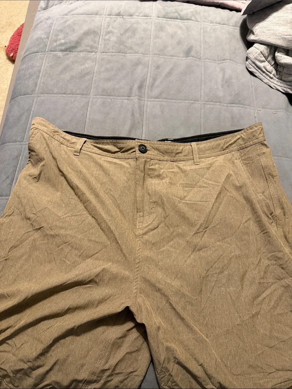 Micros Men's Hybrid Shorts in Khaki
